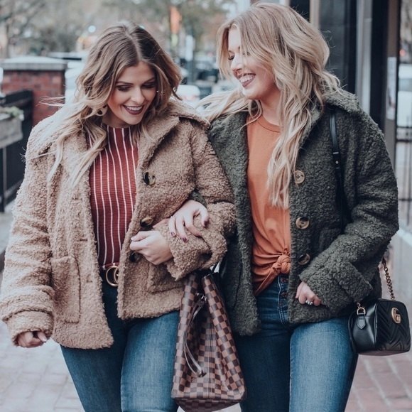 🌟  FREE PEOPLE SO SOFT COZY TEDDY PEACOAT NWT 🌟 - Picture 5 of 14